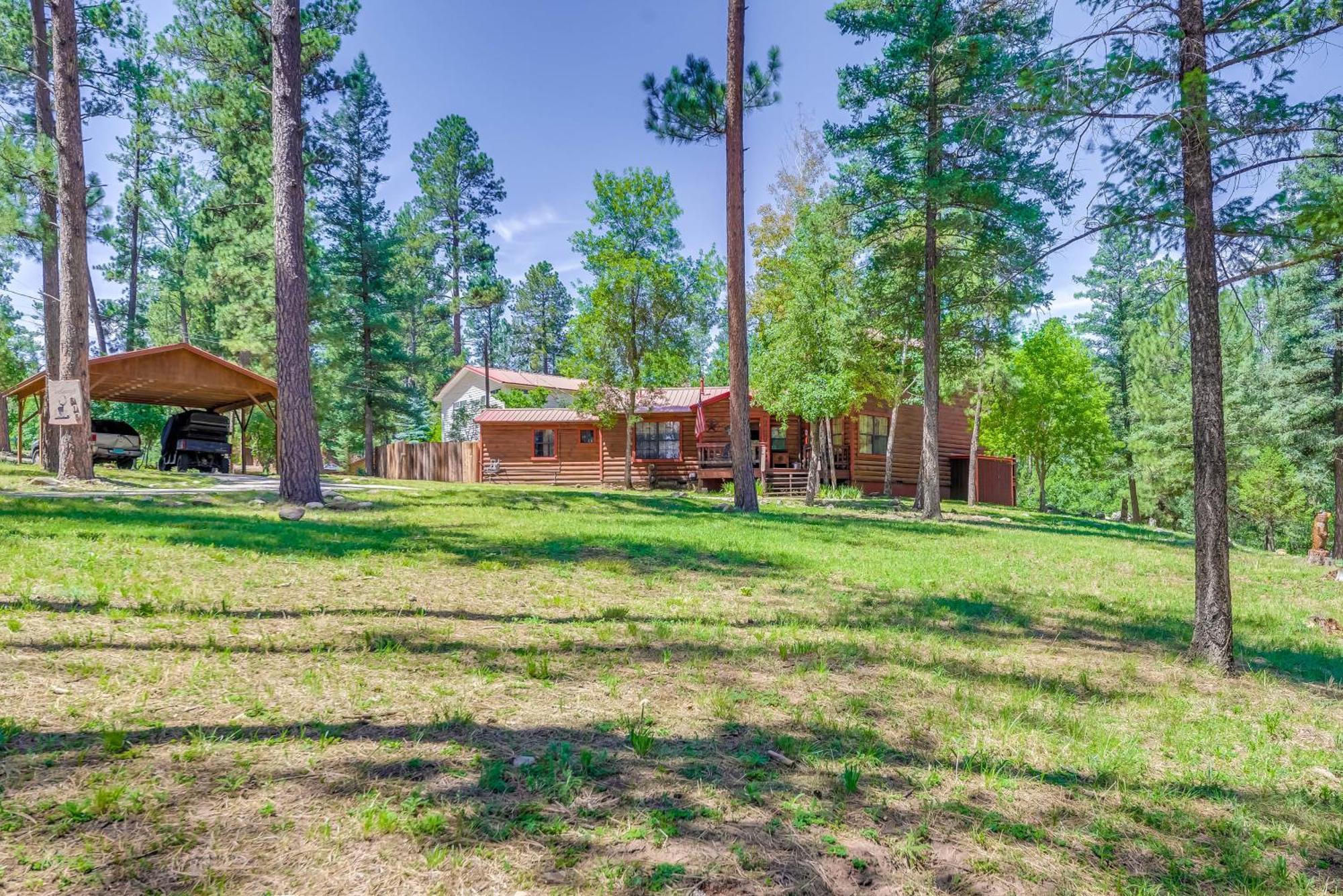 Unique Bear Country Cabin In Ruidoso With Hot Tub! Exterior photo